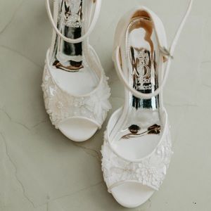 Wedding Block Heels - Never Worn!